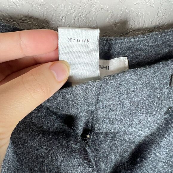 Isaac Mizrahi for Target Wool Dress Pants Women's 10 Wide Leg Grey Workwear - Picture 4 of 8